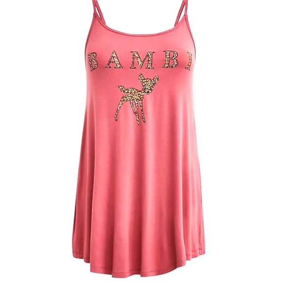 NWT Torrid DISNEY BAMBI TUNIC / SLEEP TUNIC - PINK FANGIRL Plus Size 2X (18/20) - Picture 8 of 9